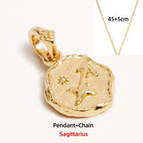 Lava Texture Constellation Necklace
