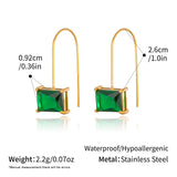 Multi Colour Teardrop & Pearl Drop Earrings
