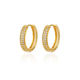 Cubic Zirconia U-Shape Studs