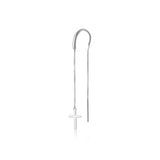 Sterling Silver Chain Drop Earrings