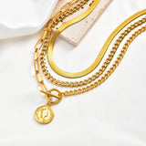Toggle Coin Layering Necklace
