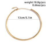 Open Round Collar Choker