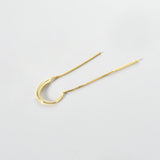 Sterling Silver Chain Drop Earrings
