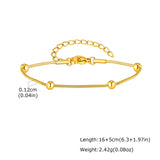 Stackable Chain Bracelet Set (5-Piece)