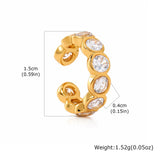 CZ C-Shaped Ear Cuff