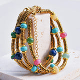 Natural Stone Bohemia Chain Bracelet
