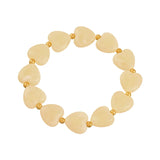 Multicolour Heart Resin Beaded Bracelet