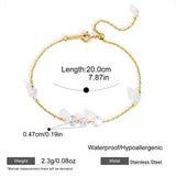 Teardrop Zircon Crystal Bangle