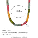 Multicolour Natural Stone Beaded Choker
