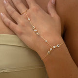 Waterdrop CZ Zircon Link Bracelet