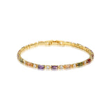 The Rainbow Lumi Tennis Bracelet Collection