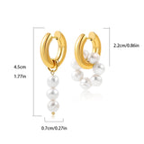 Natural Freshwater Pearl Drop Earrings