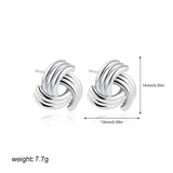 Twisted Knot Stud Earrings