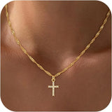 Faith Cross Pendant Necklace
