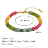Multicolour Natural Stone Beaded Choker