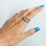Mixed Metal Stacking Ring