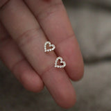 Mini Gold Stud Earrings
