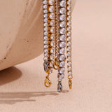 Cubic Zircon Tennis Chain Bracelet