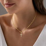 Faith Cross Pendant Necklace