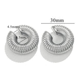 Luna C-Shape Clip Earrings