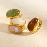 Colorful Resin Chunky Statement Ring