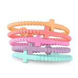 Cross Friendship Bracelet Set (5-Piece)