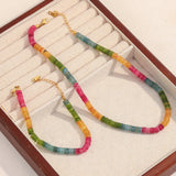 Multicolour Natural Stone Beaded Choker