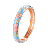 Enamel Floral Bangle