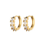 Cubic Zirconia U-Shape Studs