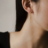 Sterling Silver Chain Drop Earrings