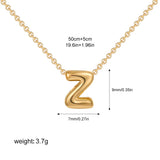 Mini Bubble Initial Necklace