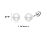 Screw-Back Stud Earring Set