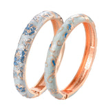 Enamel Floral Bangle