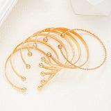 Gold Bangle Set (7-Piece)