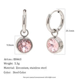 Two-Tone Classic Hoop Earrings