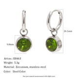 Two-Tone Classic Hoop Earrings