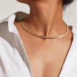Open Round Collar Choker