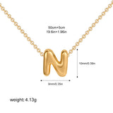 Mini Bubble Initial Necklace