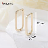 Gold-Plated Round Hoop Earrings