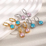 Two-Tone Classic Hoop Earrings