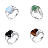 Natural Turquoise Heart Ring