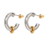 Classic C-Hoop Dangle Earrings