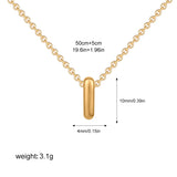 Mini Bubble Initial Necklace