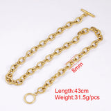 Chunky Toggle Clasp Necklace