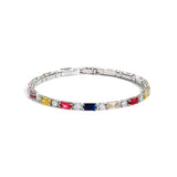 The Rainbow Lumi Tennis Bracelet Collection