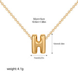 Mini Bubble Initial Necklace