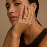 Titanium Twisted Band Ring