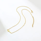 Sideways Cross Necklace