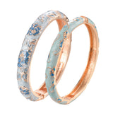 Enamel Floral Bangle