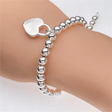 Sterling Silver Solid Chain Bracelet